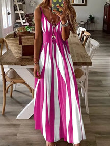 Vestido Longo Estampado Esmin - Loja Luniva