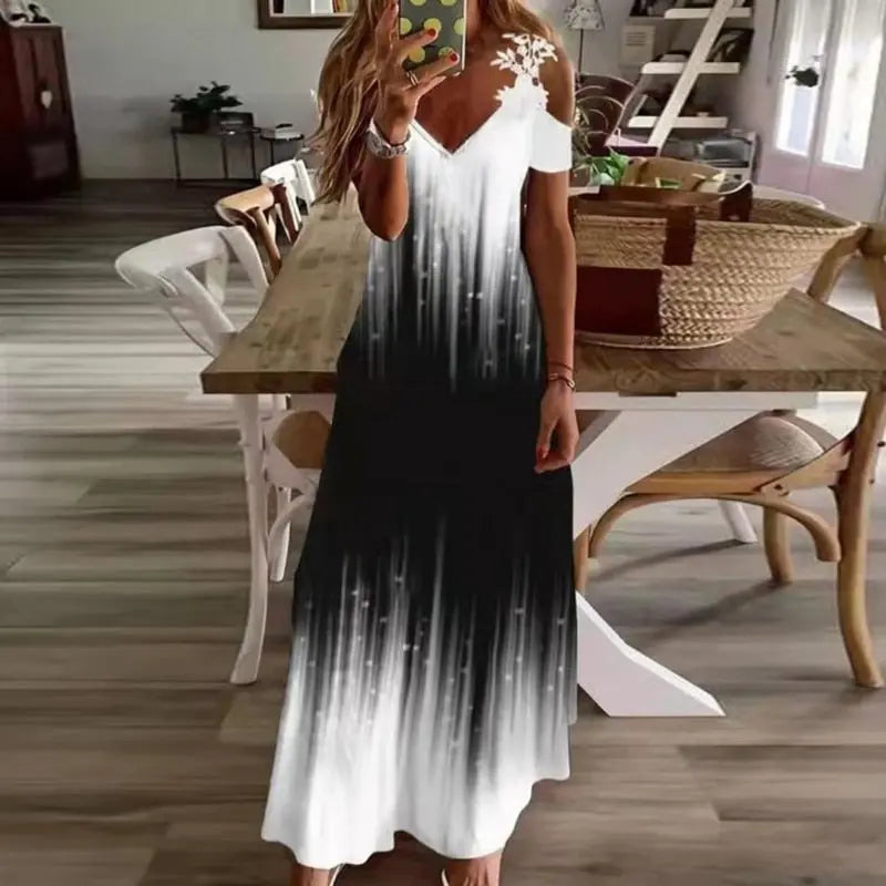 Vestido Longo Floral - Lidi - Loja Luniva